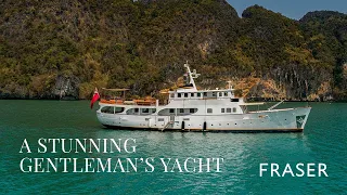 1961-built dream charter yacht CAMARA C refitted in 2021 - Superyacht Tour