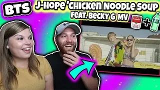 BTS j-hope 'Chicken Noodle Soup (feat. Becky G)' MV #CNS and Lyric Reaction