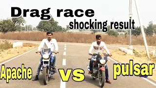 Apache RTR 160 vs pulsar 150 racing comparison | drag race 2018