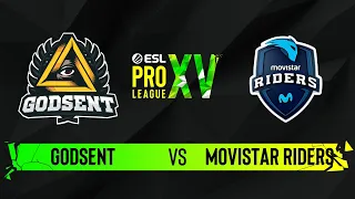 GODSENT vs. Movistar Riders - Map 3 [Mirage] - ESL Pro League Season 15 - Group C