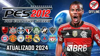 Winning Eleven PES 2012 MOD 2024, Brasileirão e Europeu, Mobile offline ( Versão Beta )