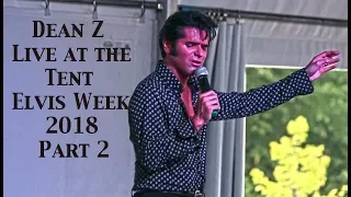 Dean Z performs at the Graceland Tent Elvis Week 2018 Part 2