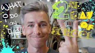 What I Do on the 2nd Day of School | High School Teacher Vlog