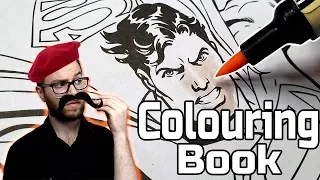 Professional Artist Colours a CHILDRENS Colouring Book?