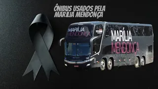 Os Ônibus Usados pela Cantora Marília Mendonça (Homenagem)