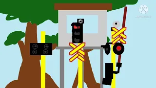 Animasi perlintasan kereta api part 9
