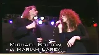 (Live Footage) Michael Bolton and Mariah Carey - We're Not Making Love Anymore