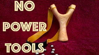 How to Make a Slingshot Without Power Tools
