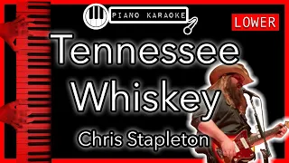 Tennessee Whiskey (LOWER -3) - Chris Stapleton - Piano Karaoke Instrumental