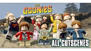 LEGO The Goonies Full Movie - All LEGO Dimensions The Goonies Level Pack Cutscenes