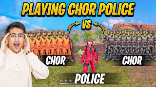 Chor Police With Red Criminal 49 Chor Vs 1 Police - Garena Free Fire