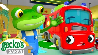 Firetruck Fixing Song | Gecko's Garage | Trucks For Children | Cartoons For Kids