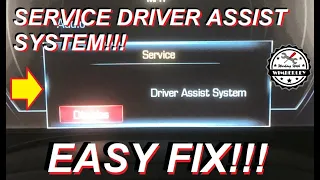 Fix Service Driver Assist System Escalade Tahoe Silverado Yukon Vibrating Seat Actuator Replacement