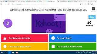 Year 4C GP Revision Lecture - Ear, Nose and Throat