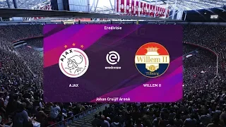 PES 2020 | Ajax vs Willem II - Netherlands Eredivisie | 06 December 2019 | Full Gameplay HD