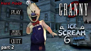 Granny & grandpa are Rod Sullivan | Granny 3 Ice Screem 6 Atmosphere Bridge Escape in Hard Mode