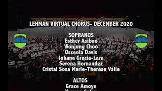 Lehman Virtual Choir, For Unto Us A Child Is Born 2020