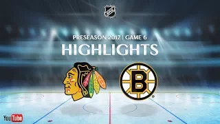 ОБЗОР МАТЧА HD ЧИКАГО - БОСТОН | BLACKHAWKS VS BRUINS | SEPTEMBER 30, 2017 | NHL PRESEASON