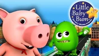 London Bridge Is Falling Down | Nursery Rhymes for Babies by LittleBabyBum - ABCs and 123s