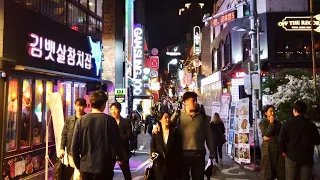 Walking street Itaewon at night│Seoul in Korea│4K 60fps POV