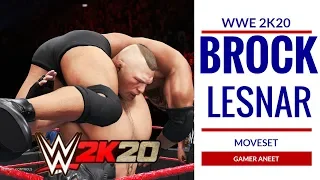 WWE 2K20 BROCK LESNAR MOVESET FT. F5 SUPLEX CITY