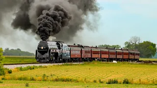 Full HD 60FPS: Norfolk & Western 611 on the Strasburg Rail Road One Last Time 5/28/23