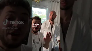 Adin Ross Sus tiktok With Andrew Tate?