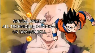 Special Remake - All Attacks and Skills of Gohan in Dragon Ball ( DBZ / DBGT / DBS )