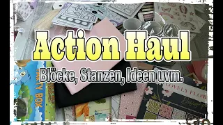 Action Haul (deutsch) neue Blöcke, neue Stanzen, viele Ideen, Scrapbook basteln mit Papier, DIY