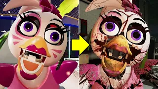 FNAF Security Breach - Early Shattered Animatronics
