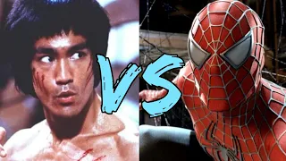 BRUCE LEE VS SPIDER MAN - Edit | KINGFOREARMS