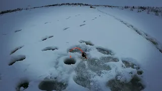 ЗИМНЯЯ РЫБАЛКА НА КУМЖУ  / WINTER FISHING FOR TROUT