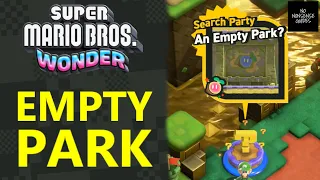 Super Mario Wonder Empty Park Walkthrough - Search Party