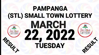 STL Pampanga March 22 2022 (Tuesday) 1st/2nd,/3rd Draw Result | SunCove STL