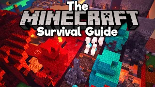 Nether Exhibit & Bedrock Breaking! ▫ The Minecraft Survival Guide (Tutorial Lets Play) [Part 352]