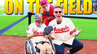 SURPRISING MY BIGGEST FAN WITH GOING ON A MLB FIELD & MEETING THE PLAYERS! | Kleschka Vlogs