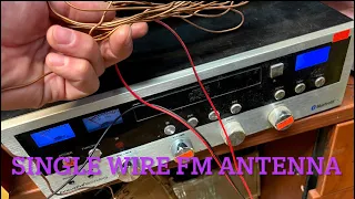 How to improve FM signal On radio with a single wire antenna Poor signal Reception￼ static￼￼