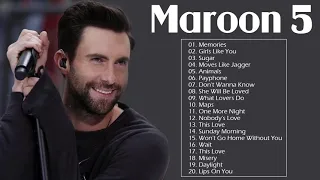 Maroon 5 Greatest Hits Full Album 2021   Maroon 5 Best Songs Playlist 2021