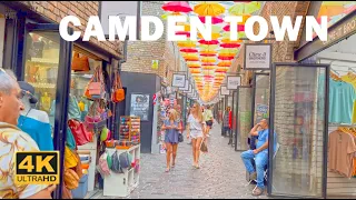 Camden Town | Exploring the historical town of London | walking tour| 4K HDR virtual tour| England