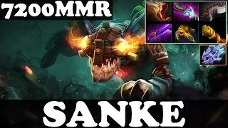 Dota 2 - SANKE 7200 MMR Plays Slark - Ranked Match Gameplay