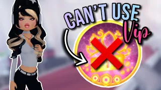 DRESS TO IMPRESS BUT I CANT USE VIP ITEMS | Roblox Dress To Impress