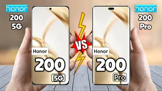 Honor 200 Vs Honor 200 Pro - Full Comparison 🔥 Techvs