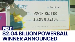 Edwin Castro identified as winner of $2.04 billion Powerball jackpot