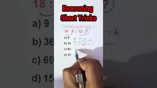 Q.102 Reasoning Short Tricks | Maths Short Trick | Reasoning #shorts #education #short SSC-CGL 2023