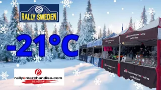 Rally Sweden 2024 - Minus 21 Degrees 🇸🇪🥶 #wrc #rally #rallysweden #rallyemerchandise