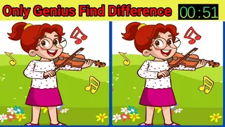 Spot the difference [ only genius Can Find ] |Puzzle difference game || quiz game | Find difference