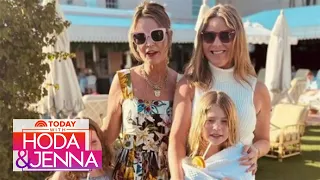 Jenna Bush Hager, Savannah Guthrie take daughters on girls trip