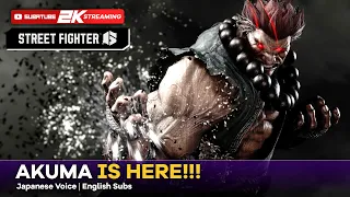 STREET FIGHTER 6 Indonesia - ITS AKUMA Gameplay TIME | BattleHub Practice Etc.