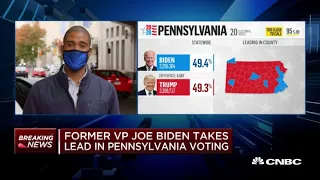 Joe Biden takes lead in Pennsylvania