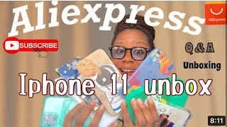 iPhone 11 pro Unboxing + Q & A #aliexpress #aliexpresshaul #newyoutuber